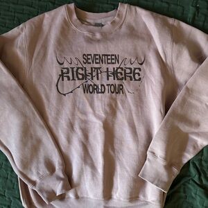 Seventeen right here world tour sweatshirt